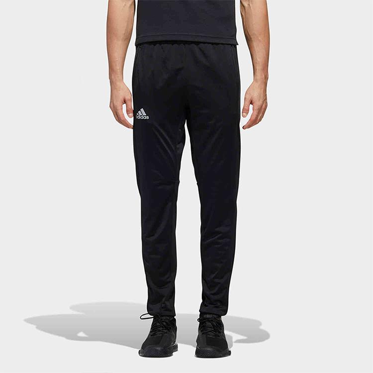 Adidas 3-Stripes Knit Pants Men Bottoms Black FS3770