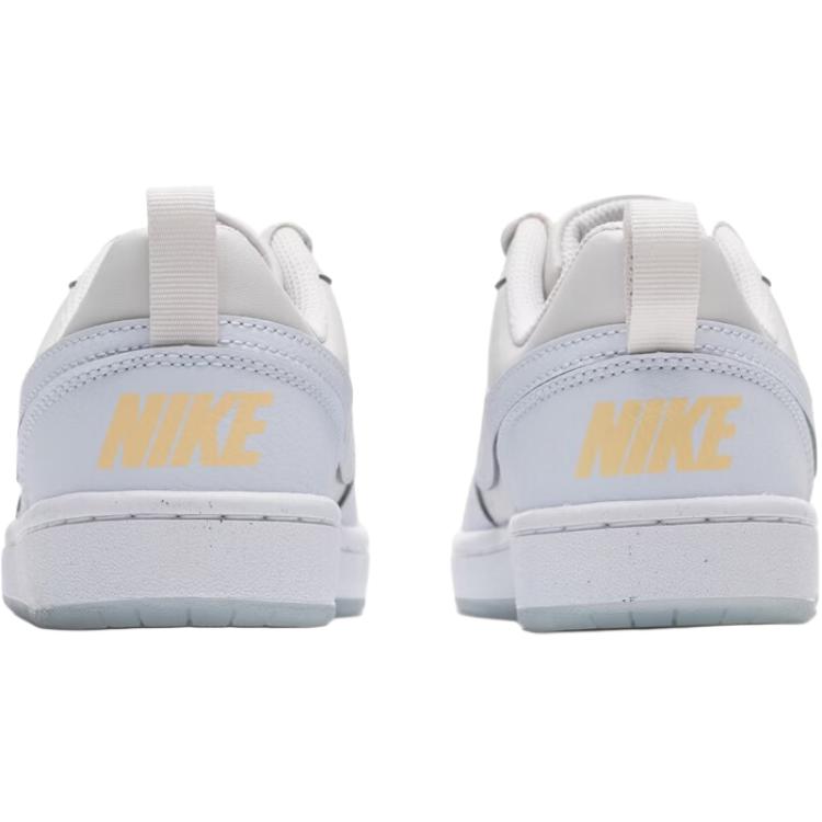 Nike Court Borough Recraft Comfortable Versatile Durable Breathable Low-Top Sneakers Kids sneakers White Blue IH4519-001