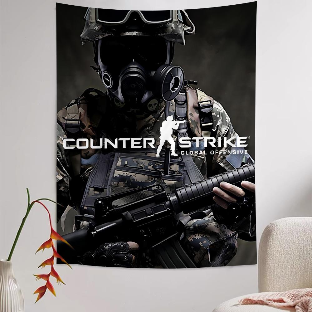 CounterStrike CS 2 Tapices Hippies para Colgar en la Pared Tapices de Pared Bohemios Mandala Decoración del Hogar INS