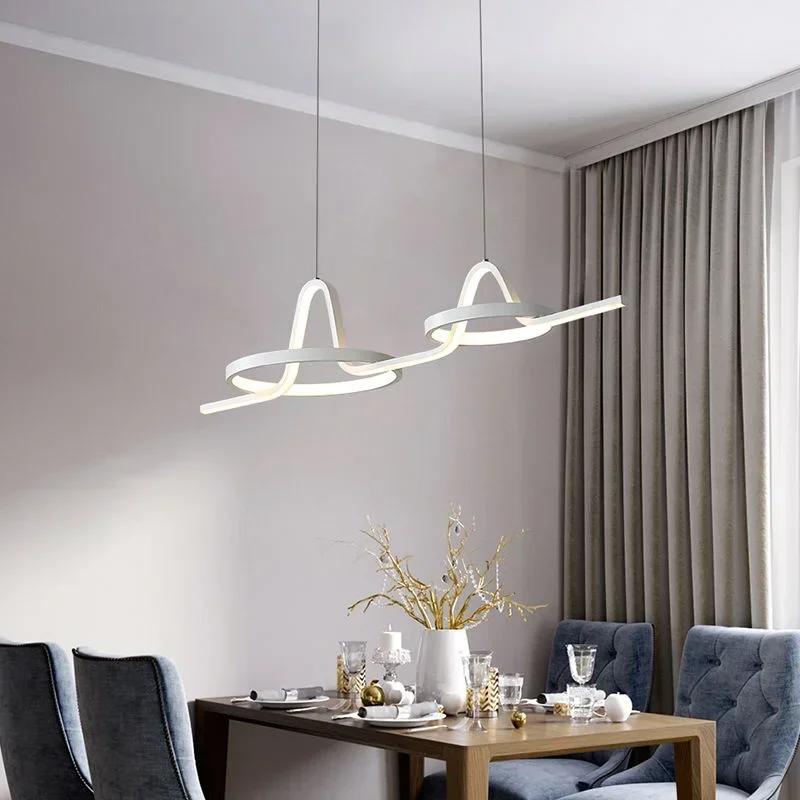 Nordic LED Pendant Lamp With Dinning Living Room Restaurant Kitchen Office Chandelier Lighting Fixture Home Decor Hanging Lamp