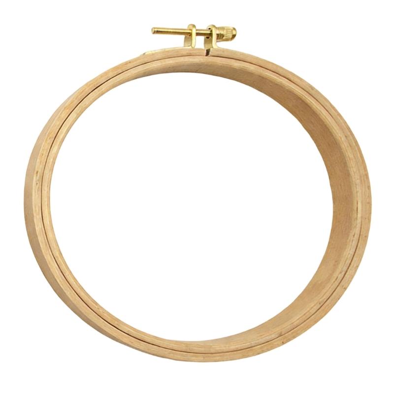 Wood Craft Hoop Ideal For Crosses Stitching Sewing And Punch Needle Embroidery Works