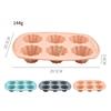 6 Hole Flower Shape Silicone Cupcake Mold Bread Moulds Cake Molds DIY Bakery Supplies Food Grade Baking Tools
