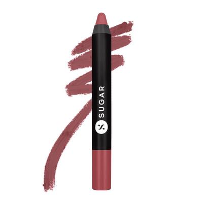 SUGAR Cosmetics Matná rtěnka v tužce Matte As Hell 07 Viola (Mauve Nude)
