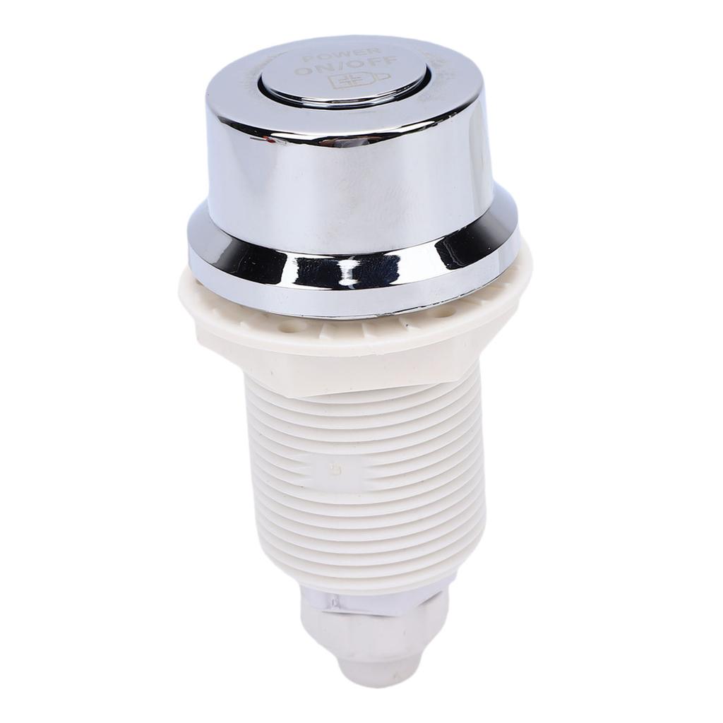 Hot Tub Push , Round PVC Pressure Valve for Bath Spa, G1 Inch Thread Size, Extensive Adaptability, Excellent Proof, Accurate Water Cont