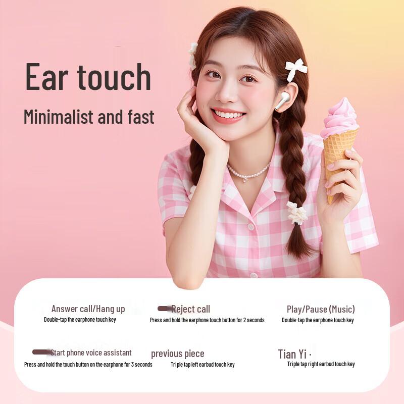 Aigo TQ10/TQ10 Pro Wireless Bluetooth Noise-Cancelling Sport Earbuds