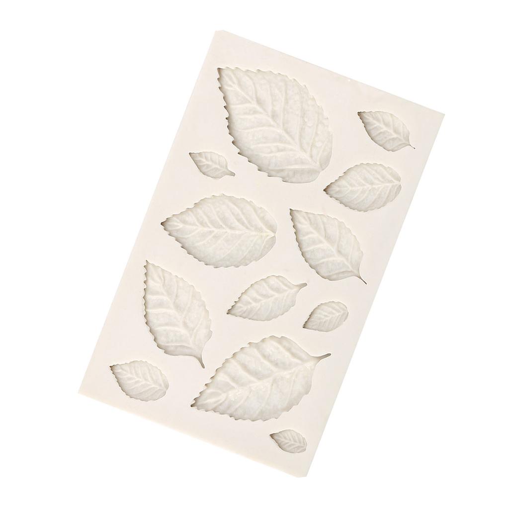3D Silicone Leaves Fondant Cake Mold Creative Chocolate Sugarcraft Mould Decorating DIY Tool