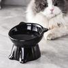 Black White Cat Bowl Cat Bowl Pet Bowl Pet Supplies Cat Bowl Dog Bowl New Cat and Dog Universal Pet Bowl