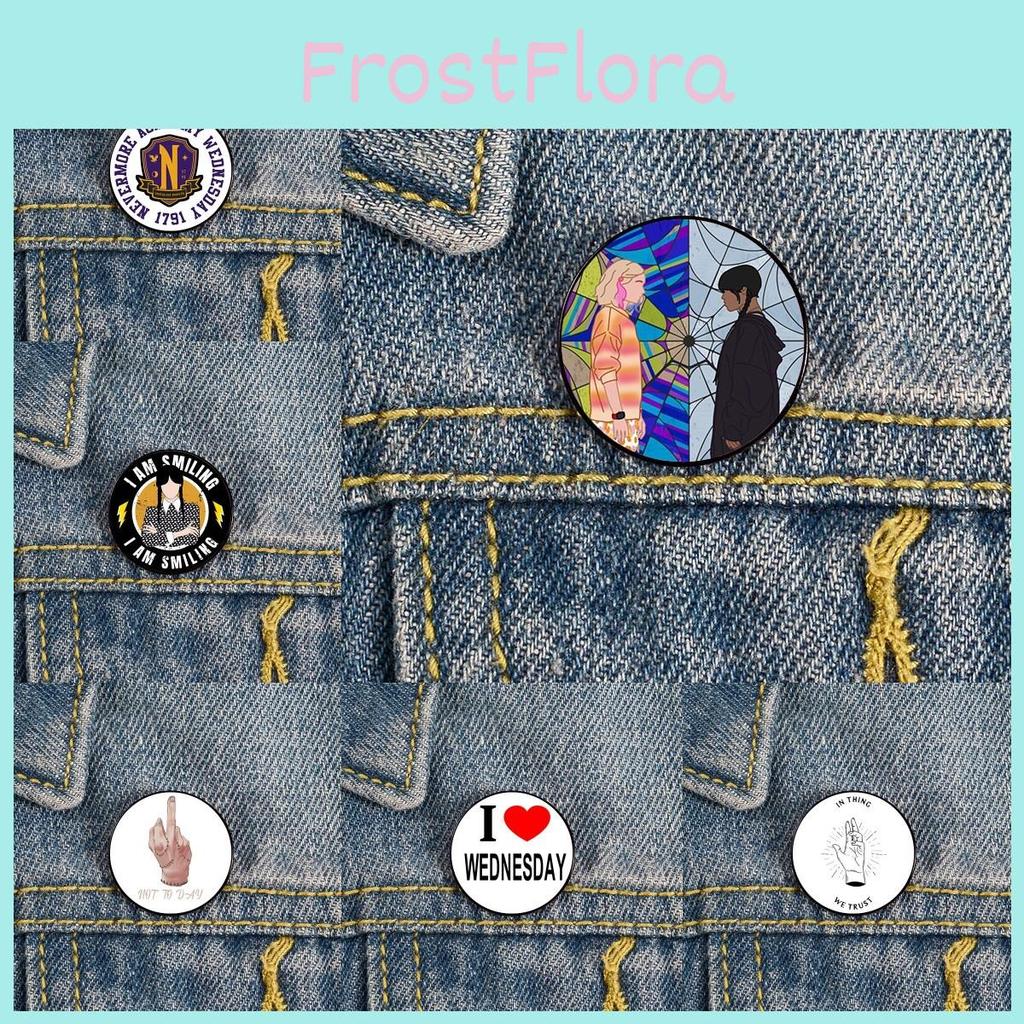 Wednesday Addams Brooch Thing Unique Badge For Dress Up