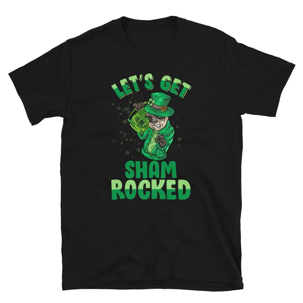 Let s Get Sham Rocked Funny Irish T-Shirt XL
