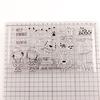 1pcs Animal Party Lion Monkey Giraffe Transparent Clear Silicone Stamps
