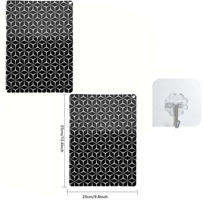 1/4 Stück Induktionskochfeld-Schutz - Runde Silikon-Hitzewasserdichte Kochfeldmatte Hitzebeständig bis 240°C für Gasherd-Zubehör