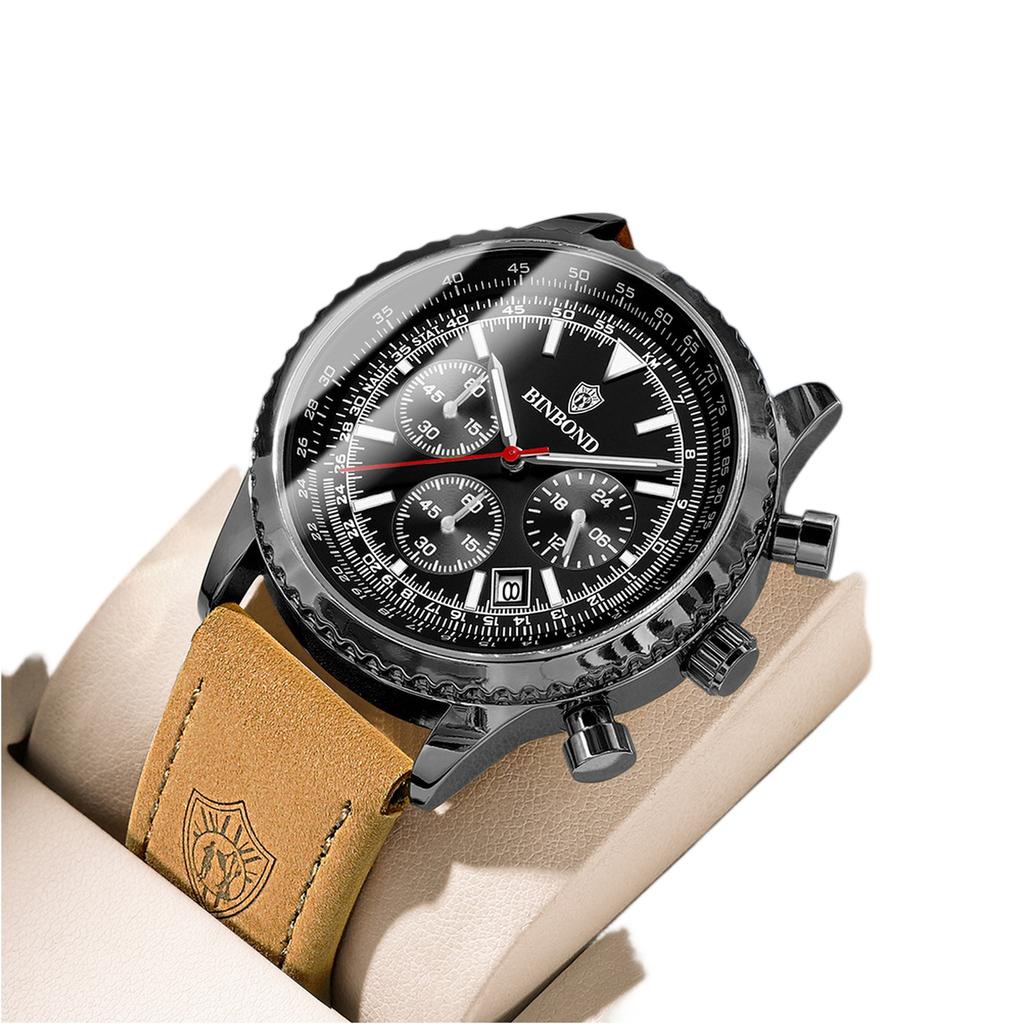 Relógio despertador masculino à prova d'água e luminoso para corrida