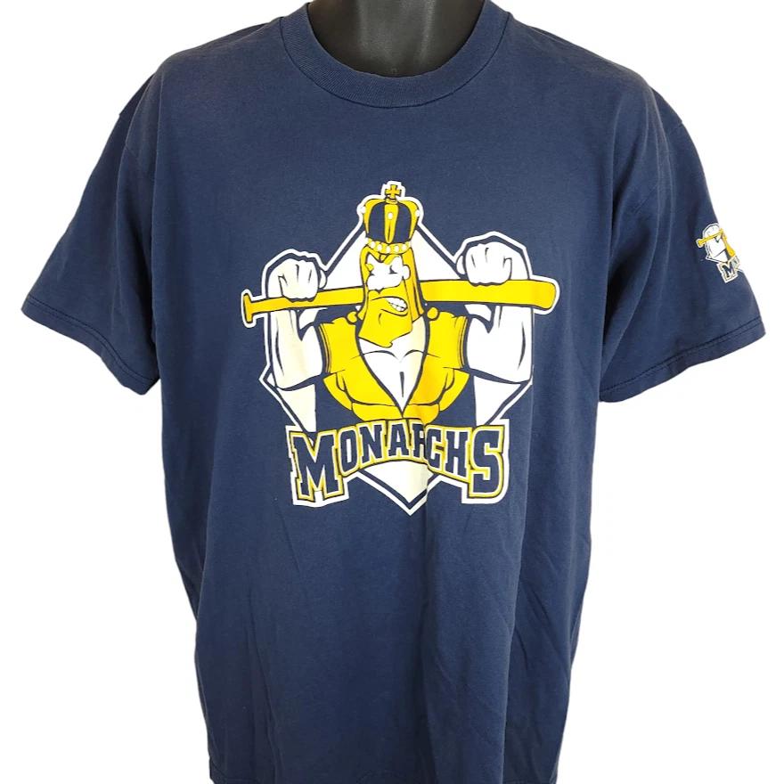 Vintage Michigan Monarchs T Shirt Mens Size XL 90s Summer Collegiate Baseball 4XL