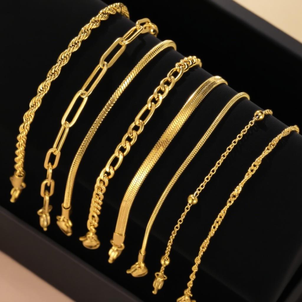 Figaro Beads Herringbone Chain Bracelet for Women Men Stainless Steel Wrist Jewelry Twist Box Rope Chains Waterproof Accessories