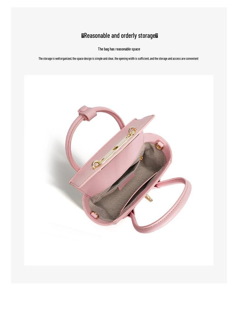 2024 Fashion Niche Design Winged Cowhide Crossbody Shoulder Bag for Women