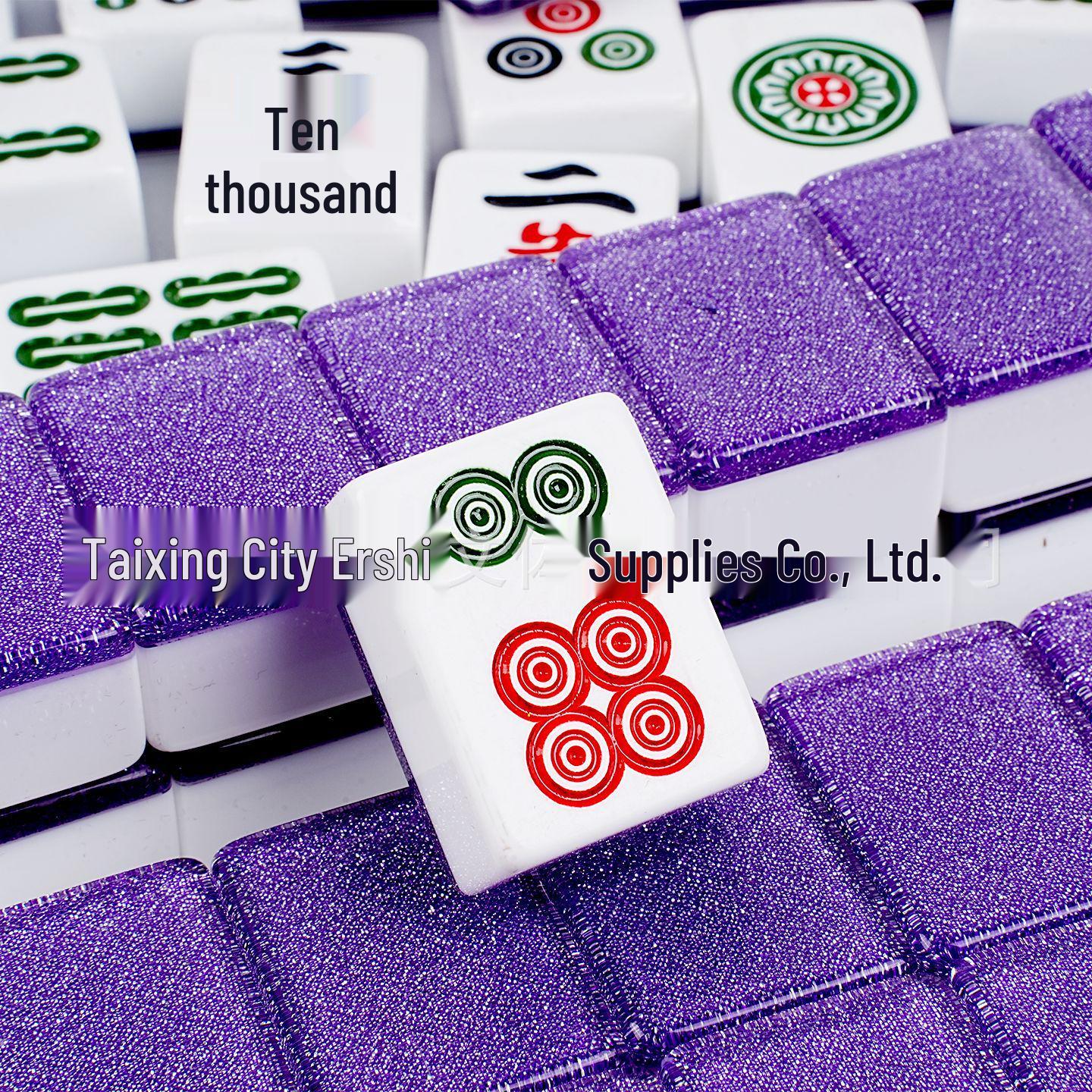 

Premium Custom Acrylic Crystal Mahjong Tiles - Hand-Rubbed for Home or Corporate Gifts Tungz Workers No.40 (40 pieces)