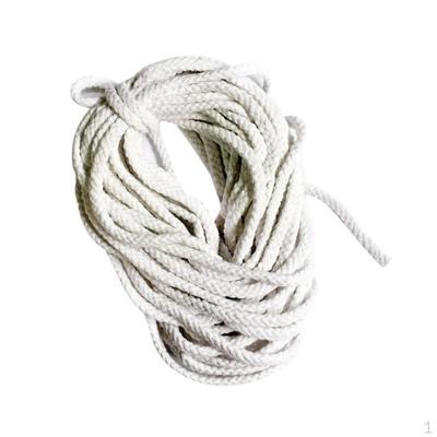 5mm 10m Twisted Rope Bleached White Cord DIY Beading Packaging Decorating Multi Crafts Use