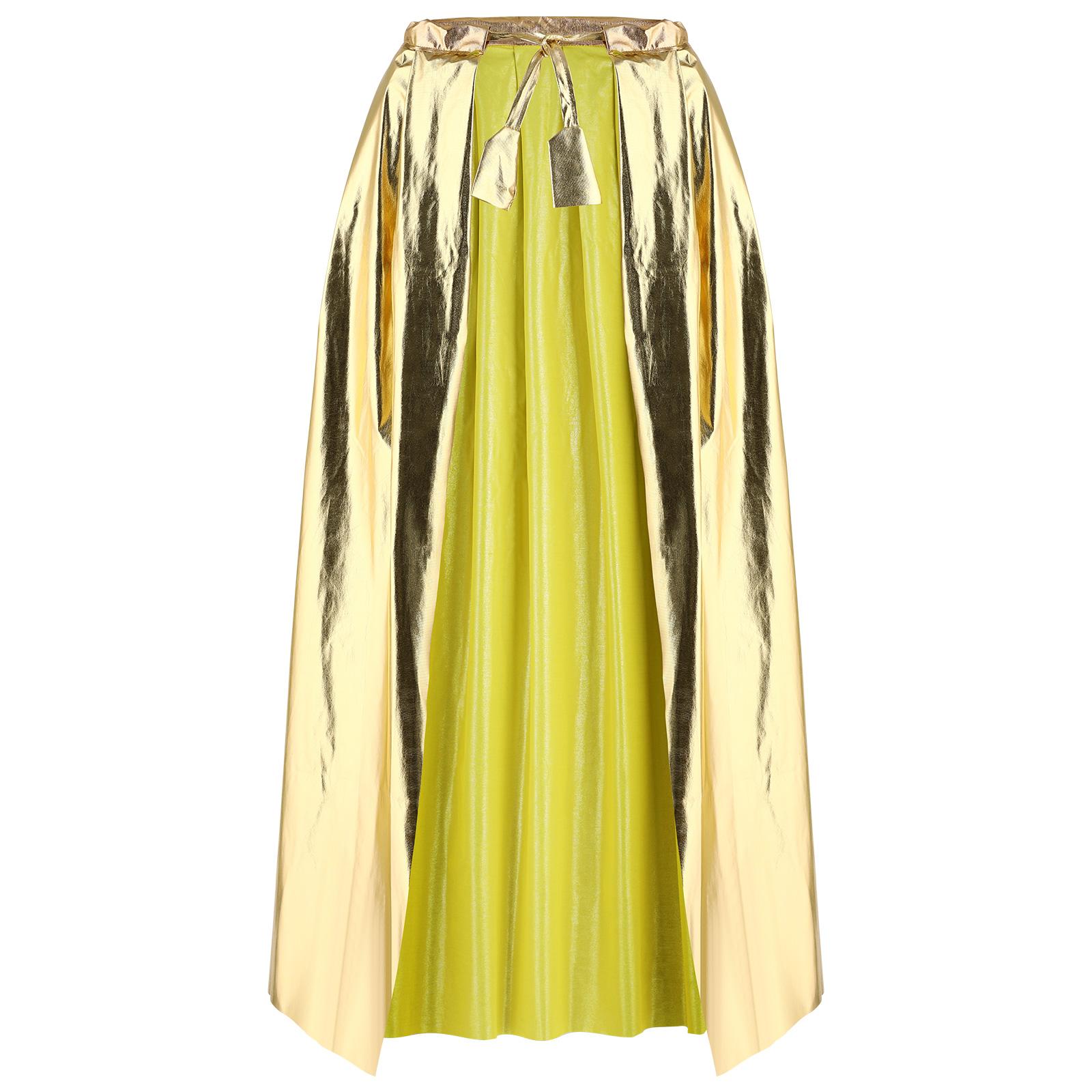 

Gold Cloak Cape Party Accessory For Halloween Cosplay Costume Event Decoration Adult Wear Comfortable Durable Photo Prop XXS золотистый