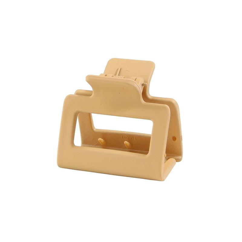 Seamless Spray Paint Cross-border Frosted Hair Clip Rectangular Claw Clip Large Hair Shark Clip