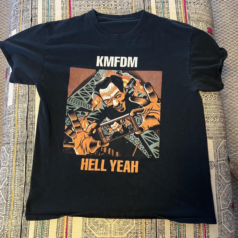 New KMFDM Hell Yeah 2017 Tour Gift Family Men S-235XL T-Shirt LW81 Unisex T-Shirt XXL