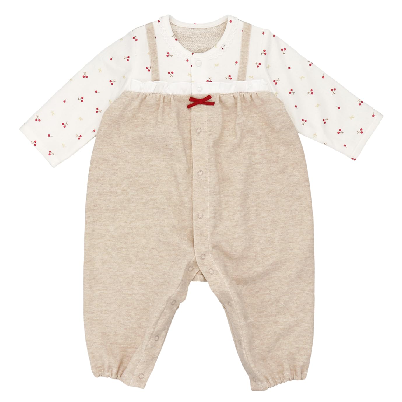 

Комбинезон N Cherry 70 Сделано в Японии [Baby Castle] бежевый