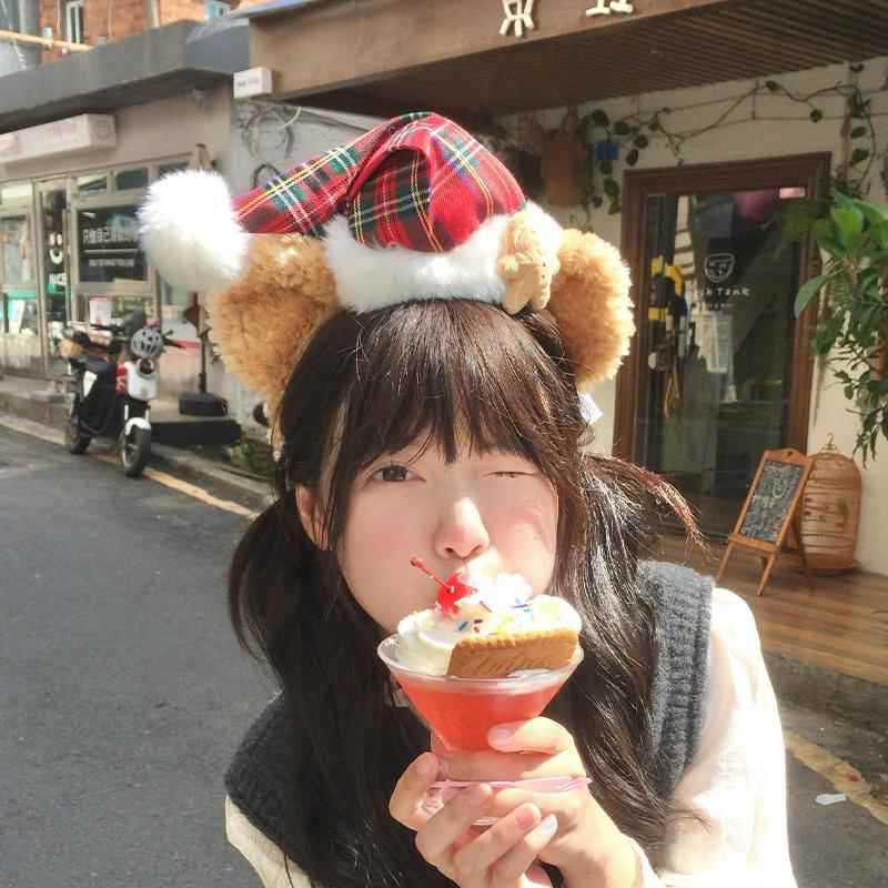 

Рождественская милая повязка с бантом - Праздничный аксессуар для волос для девочек