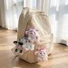 Ornaments Curly Lamb Keychain Kawaii Plush Doll Pendant Plush Sheep Pendant  Bag Key Decor
