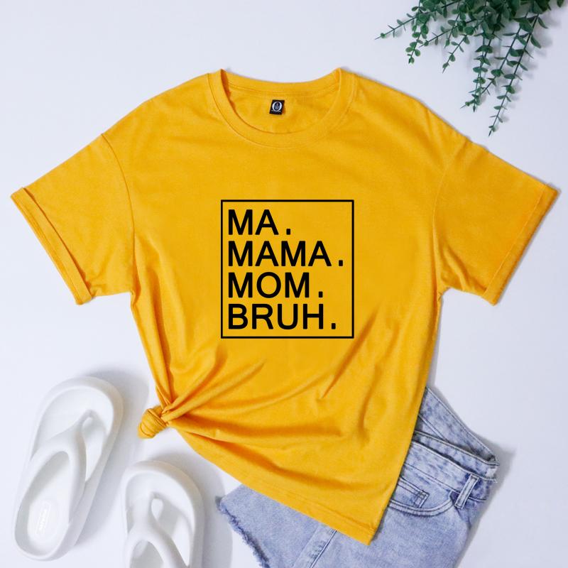 Ma Mama Mom Bruh Tshirt Funny Mommy Gift Shirt Casual Mothers Day Tee Shirt Top
