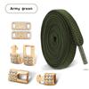 Gold Diamond buckle Shoelaces without ties Elastic Laces Sneakers Tennis No Tie Shoe laces Flat Shoelace for Shoes accessories