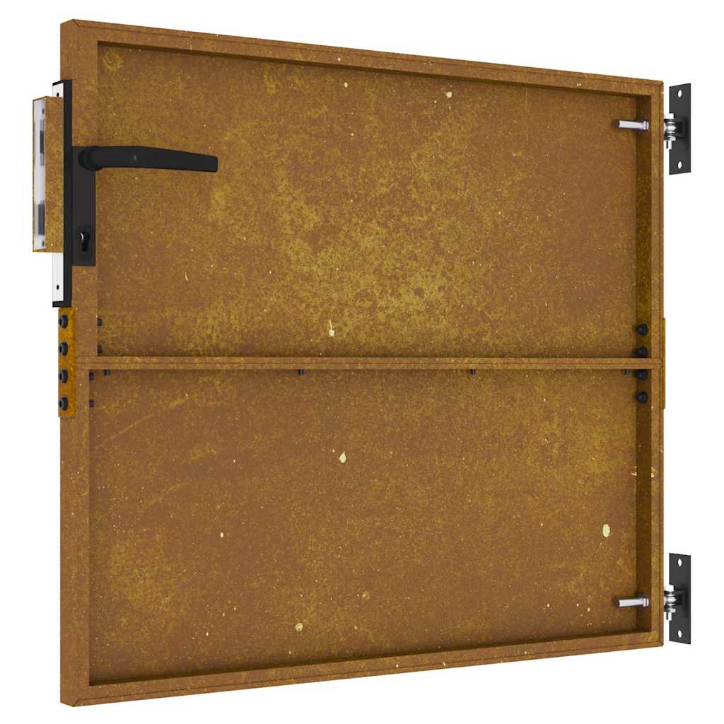 Garden Gate 85 X 125 Cm Corten Steel