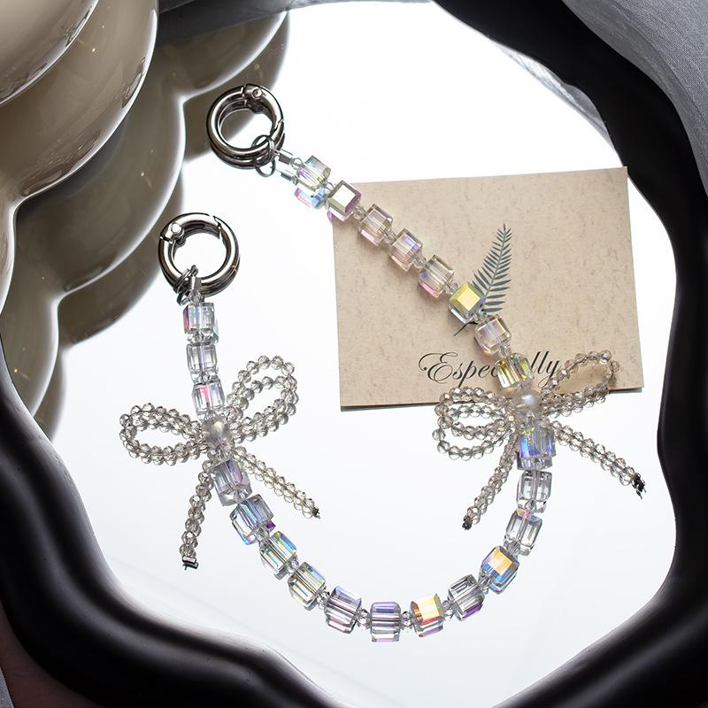 Von Douyin inspirierte Handy-Lanyard mit Kristallperlen: Exquisites, Handgefertigtes, Anti-Verlust-Zubehör