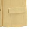 Aquascutum Wool Blend Made In Japan Skirt Suit Setup 9 Yellow Women Used
