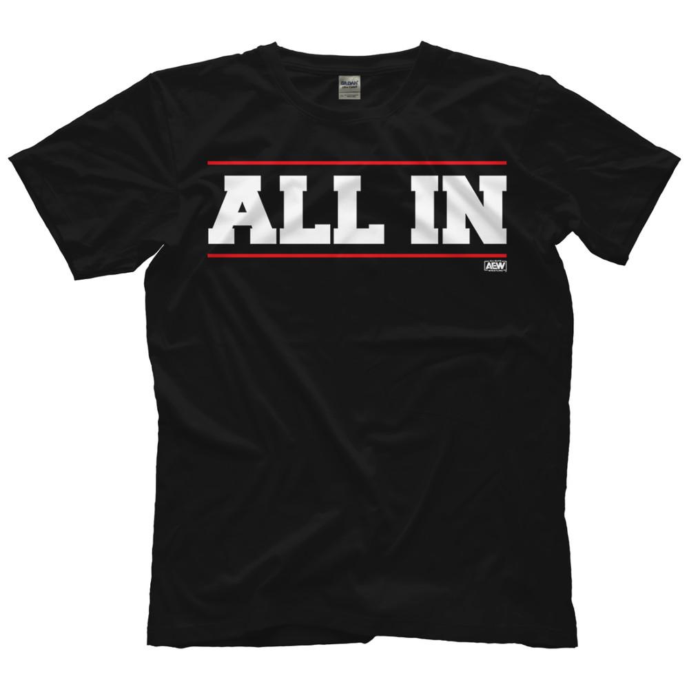 AEW ALL IN Logo AEW Official TShirt Unisex T-Shirt Graphic Tee XXL