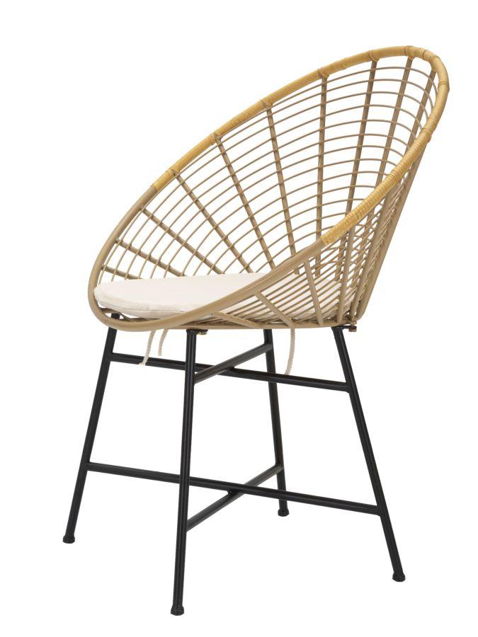 Stuhl Panama Grid Mit Kissen Cm 72X56,5X88