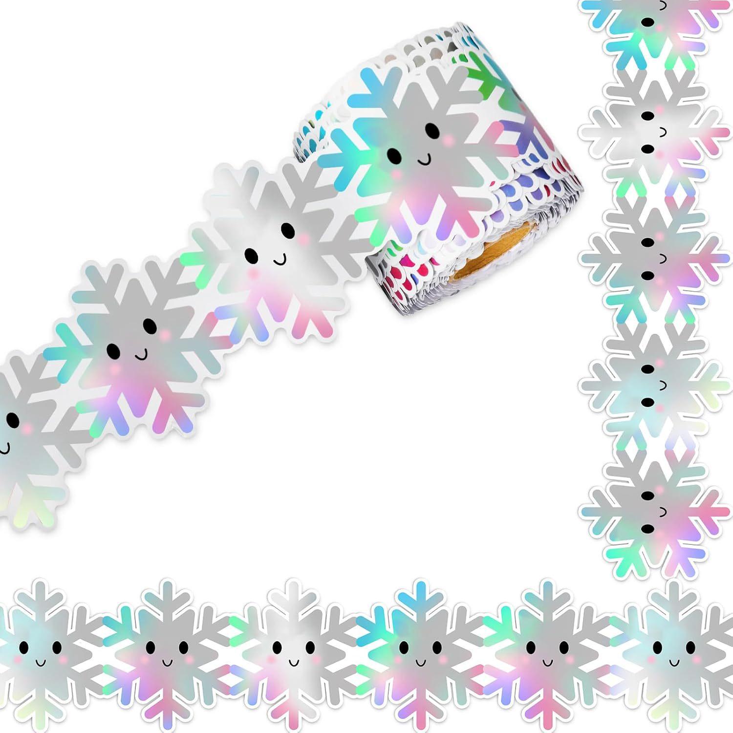 High-Quality 1Roll High-Quality Holographic High-Quality Snowflake High-Quality Stickers High-Quality Bulletin High-Quality Board High-Quality Cute