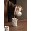 Susu Ceramic Gilded Silver Bamboo Rhyme Tea Set
