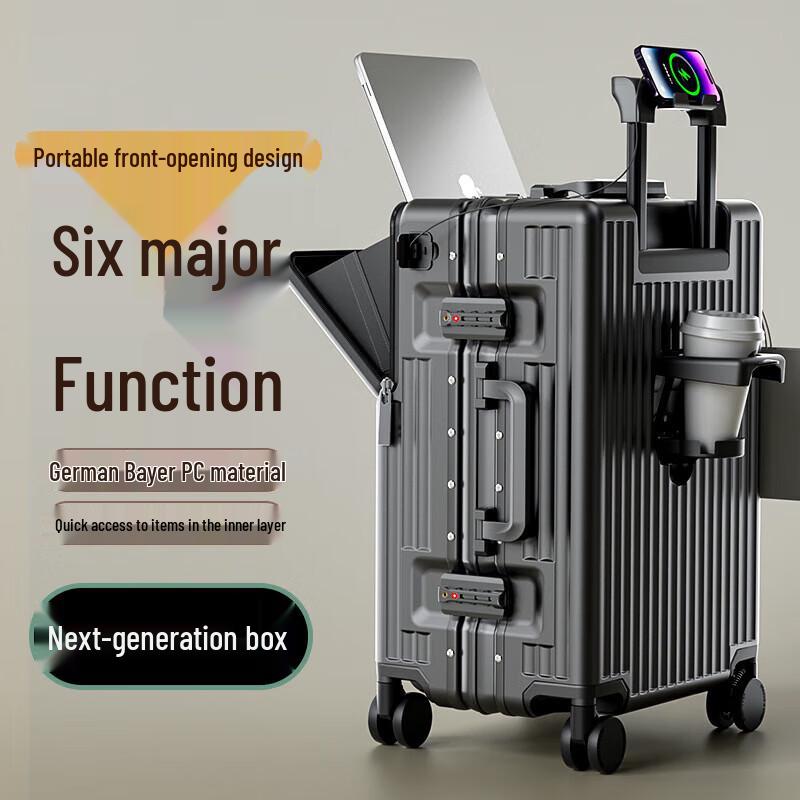 Multi-functional Front-Opening Luggage