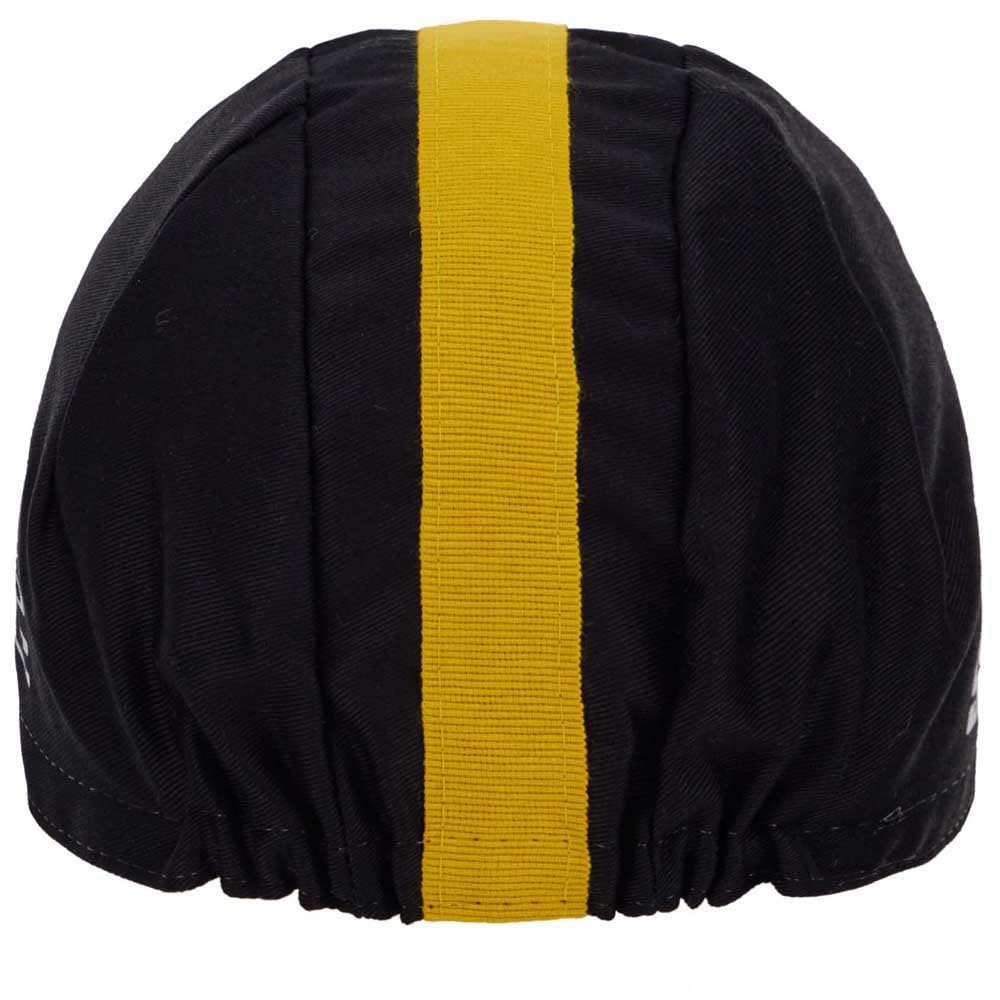 Santini Pirelli Sports Club Radmütze RE460COT4PSC Schwarz Gelb