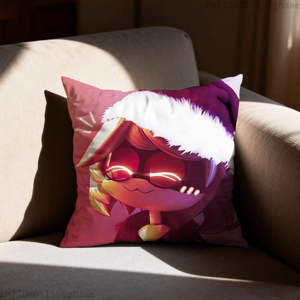 Murder Drones Pillow Case Square DoubleSided Printing Short Plush Sofa Cushion Cover Bedroom Bedside Pillow