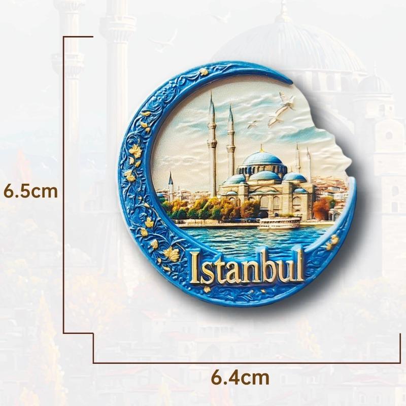 Turkey Fridge Stickers Cappadocia Souvenirs Istanbul Hot-air Balloon Fridge Magnets Home Decoration Wedding Gifts