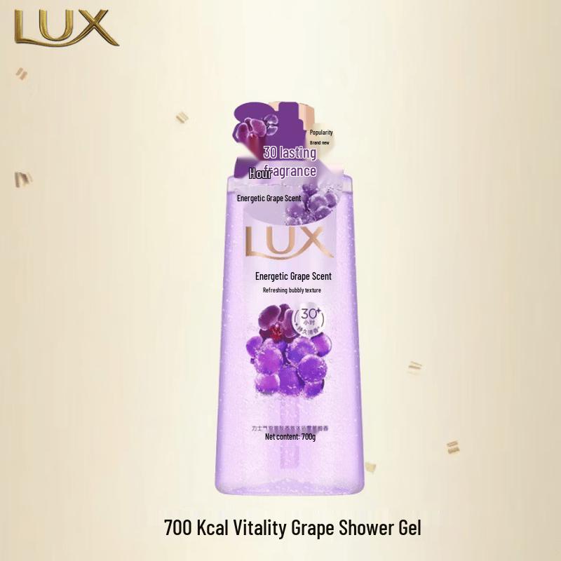 Lux Grape Scent Bubble Refreshing Shower Gel (3 x 700g)
