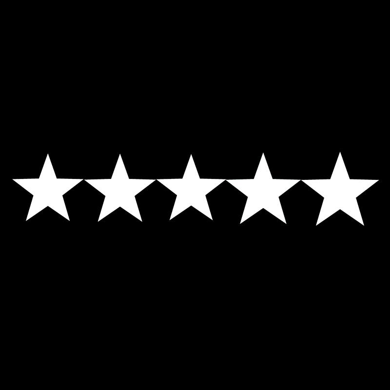 

CK2600# 50.5*10cm Star 2 funny car sticker vinyl decal white/black car auto stickers for car bumper window car decorations 20x4 cm белый