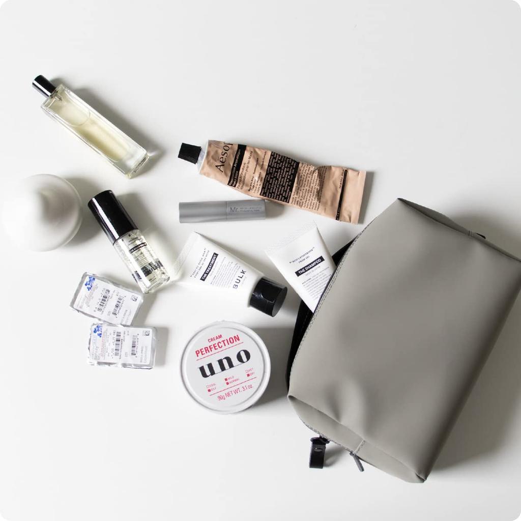 [aso] TOFTPOUCH+ (Tuft Pouch Plus) Water-Resistant Gadget Pouch, Made in Japan, Approx. 180 x 110 x 60mm, Gadget Pouch, Travel Storage, Bag-in-Bag