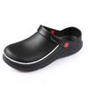 Unisex Terlik kaymaz Su geçirmez Yağ geçirmez Mutfak Çalışma Şefi Ayakkabı Master Otel Restoran Olmayan dantel Slip-on Rahat Ayakkabılar