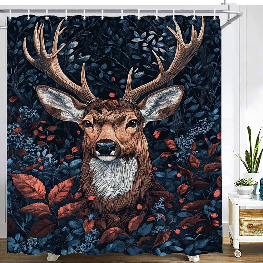 Forest Animal Pattern Shower Curtain Bath Curtain Printing Polyester fabric Bathroom Curtains for Home decoration curtain