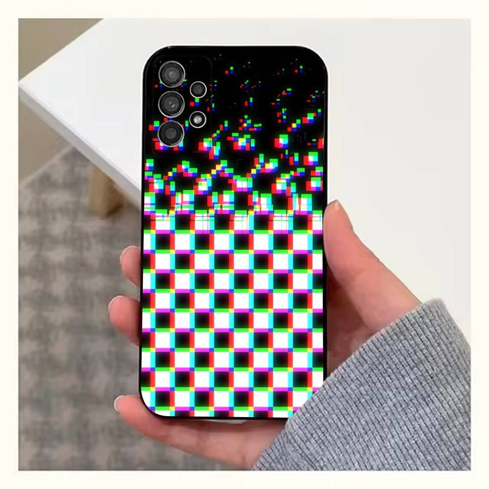 Checkered Chess Board Case For Samsung S22,S21,S9,S25,S24,S23,Ultra,FE,S20,S10,Plus,Lite,Soft Silicone Black