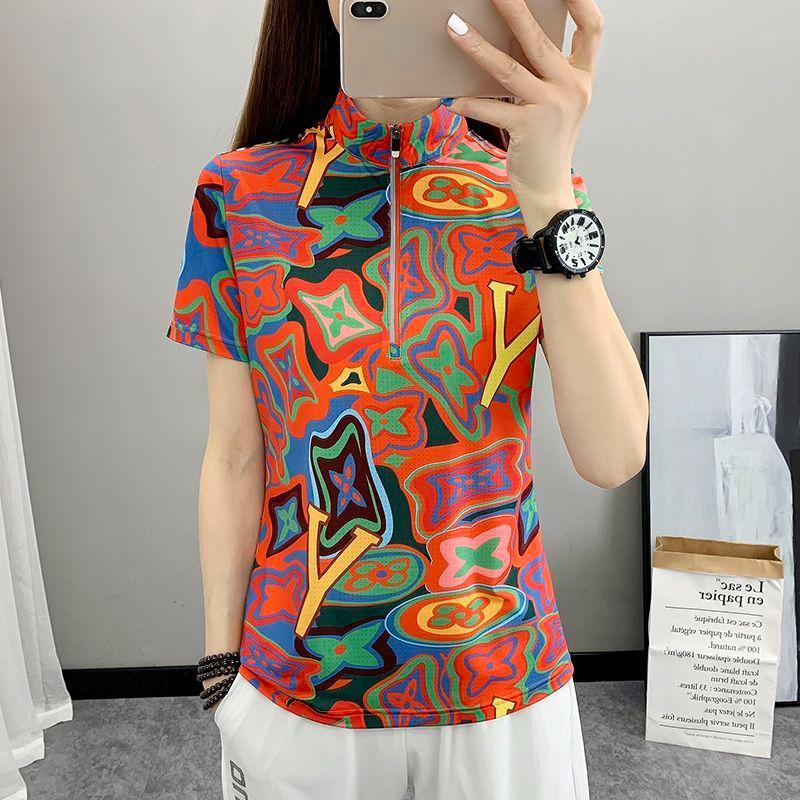 

Дышащая и быстросохнущая женская камуфляжная футболка с тонкими и эластичными короткими рукавами для бега на свежем воздухе. 4XL оранжевый