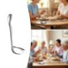 Curved Utensil Useful Comfort Eating Aids Auxiliary Cutlery Angled Spoon and Fork for Weak Grip