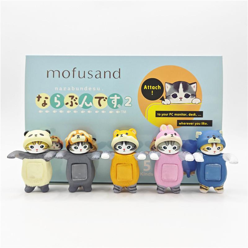 Mofusand Ornament Models With Animal Series Panda Dog For Collectible Gift