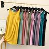 Women's Plus Size Modal A-Line Sleeveless Summer Tank Dress
